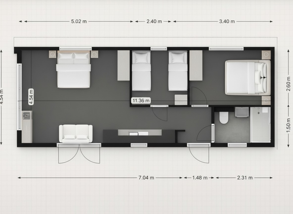 House in Baarle-Nassau, 2 bedrooms, 50 m² - Image 6